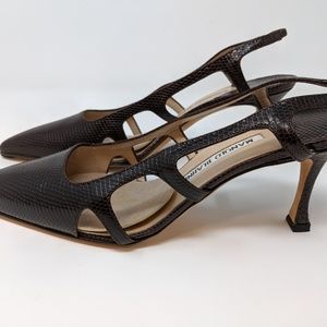 Brand New Manolo Blahnik Shoes Sz 37 US 6